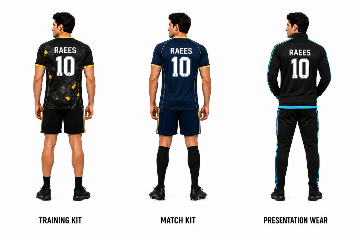 R.S Sports Football Team Kit Collection | Training, Matchday & Presentation Wear
