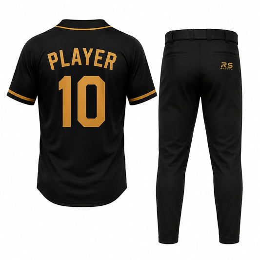Premium Custom Baseball Uniform Set Jersey, Pants & Cap