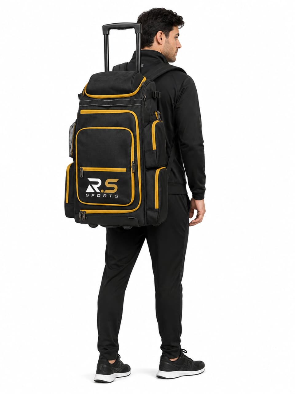 R.S Sports Rolling Trolley Backpack Travel & Sports Gear Bag