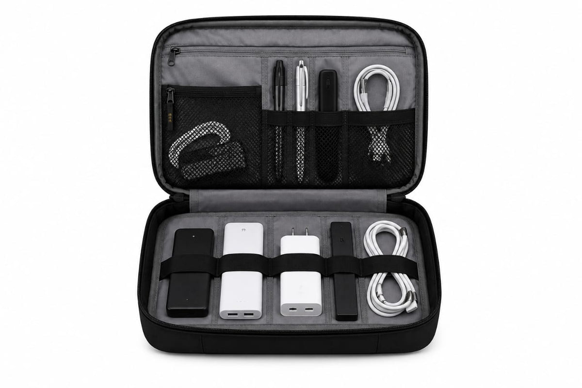 R.S Sports Premium Tech Organizer Travel Bag for Laptop, Gadgets & Accessories