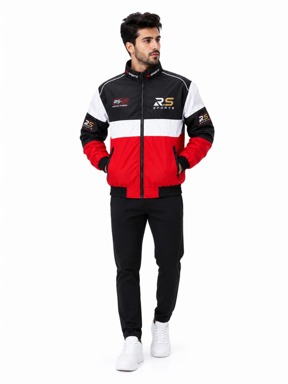 R.S Sports Racing Parachute Jacket – Premium Windbreaker Pro