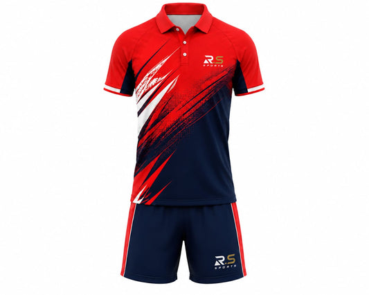 Professional Table Tennis Polo Shirt and Shorts Team Uniform