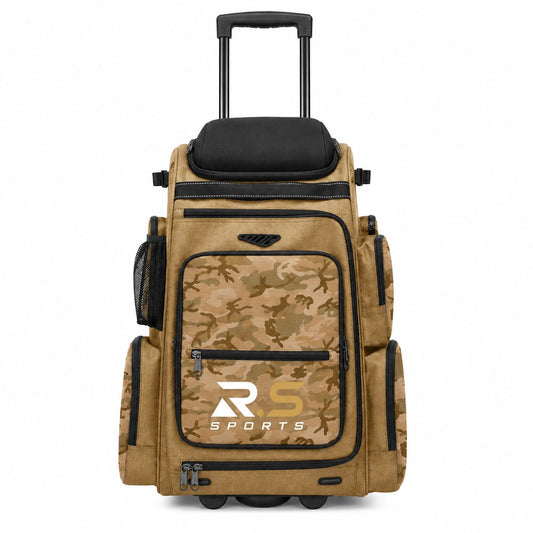 R.S Sports Rolling Trolley Backpack Travel & Sports Gear Bag