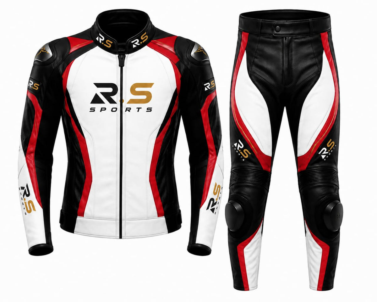 Premium Leather Motorcycle Racing Suit | Custom Race Designs