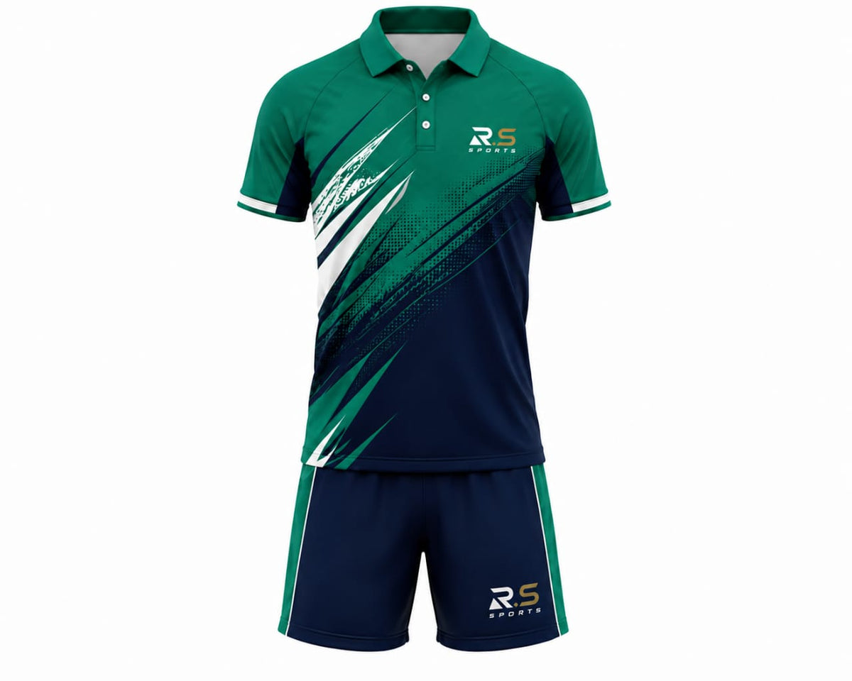 Professional Table Tennis Polo Shirt and Shorts Team Uniform