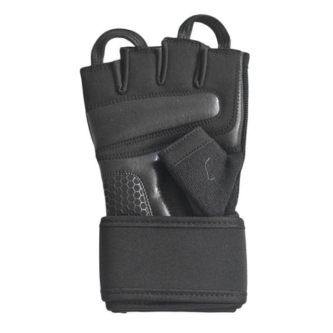 Apollo Weight Lifting Gloves with Wrist Wrap - For Fitness &amp; Gym Training - Black 2456 986 391145