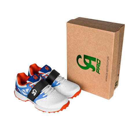 CA PRO Cricket Gripper Shoes - Big Bang Pro Blue/Orange