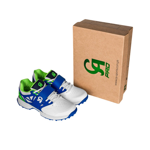 CA PRO Cricket Gripper Shoes - Big Bang Pro Blue/Green