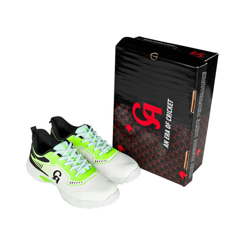 CA PRO Cricket Gripper Shoes - JR-20 White/Green