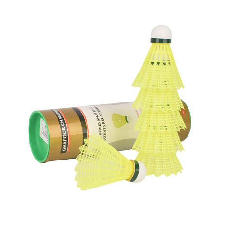 GS Naylon Badminton Shuttle - Champion 1pc Yellow