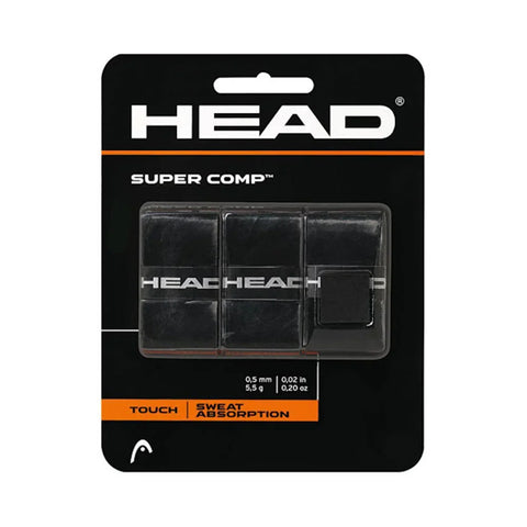 Head Super Comp Overgrip 3 Pieces Pack - Black