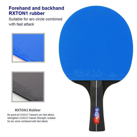 LOKI Table Tennis Racket - K5000 2 Pcs + 2 Balls + Bag