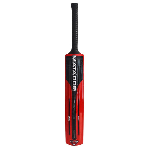 Matador Cricket Tapeball Bat - Fiber Enzo 45 - Red/Black