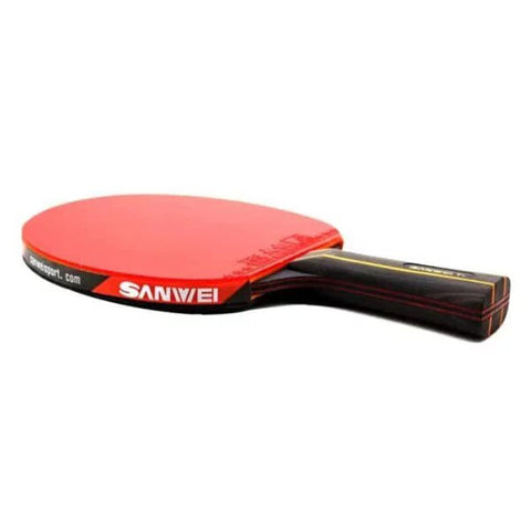 Sanwei Table Tennis Racket - Taiji 610 05 Ply All Round - Red/Black