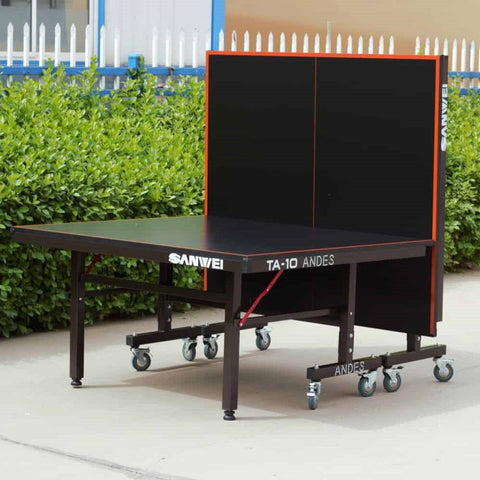 Sanwei Table Tennis Table - TA10 Andes Shadow - 25mm Top Foldable Imported