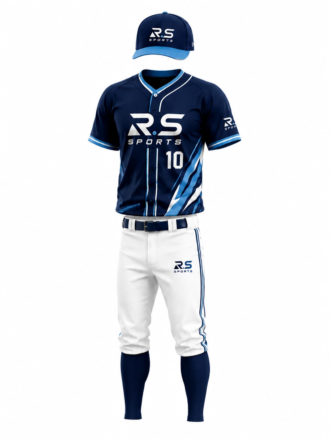 Premium Custom Baseball Uniform Set Jersey, Pants & Cap