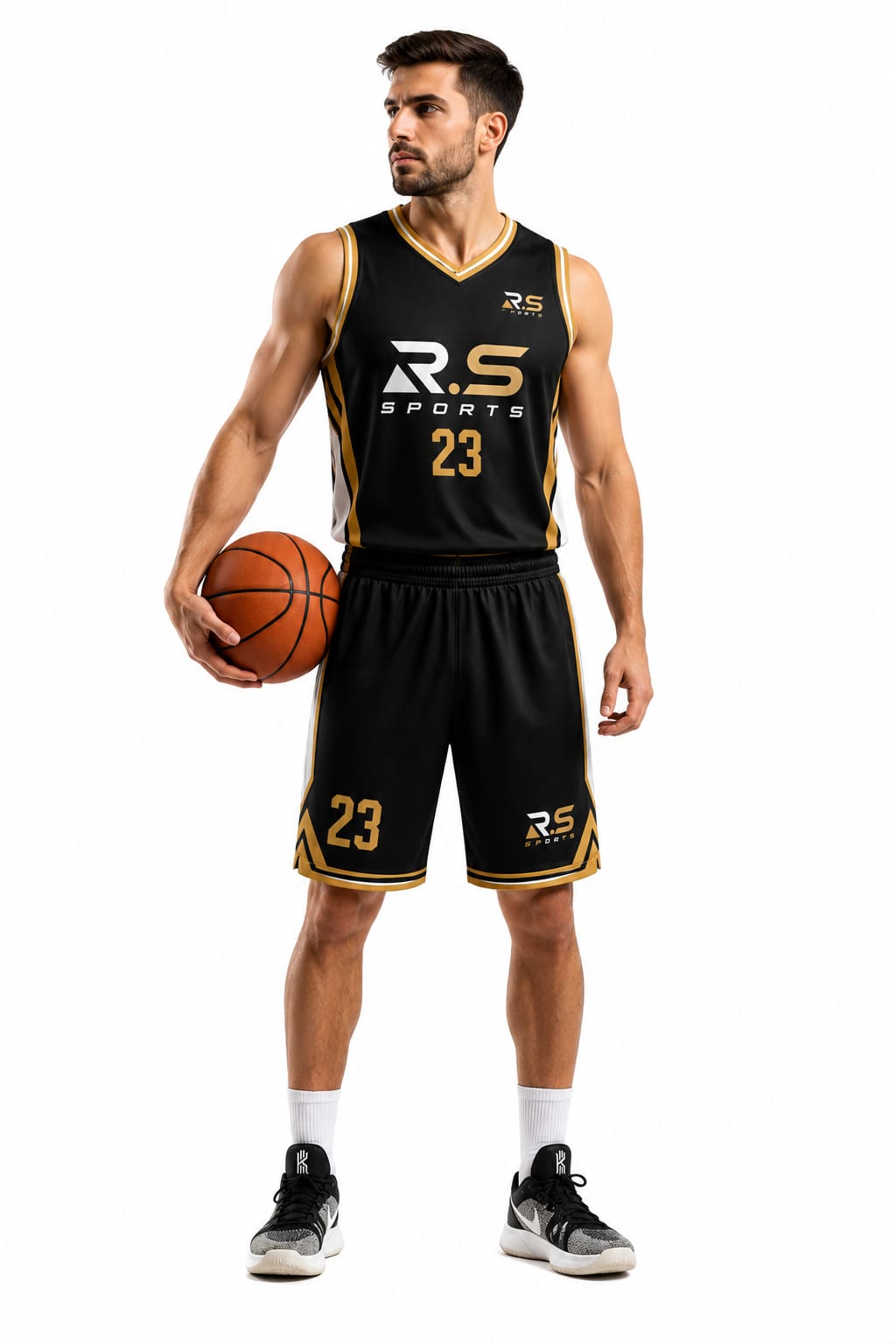 Premium Sleeveless Basketball Uniform Set Jersey & Shorts