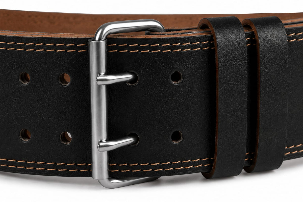 Premium Genuine Leather Weightlifting Sports Belt