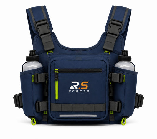 Premium Tactical Hydration Chest Vest for Running & Training
