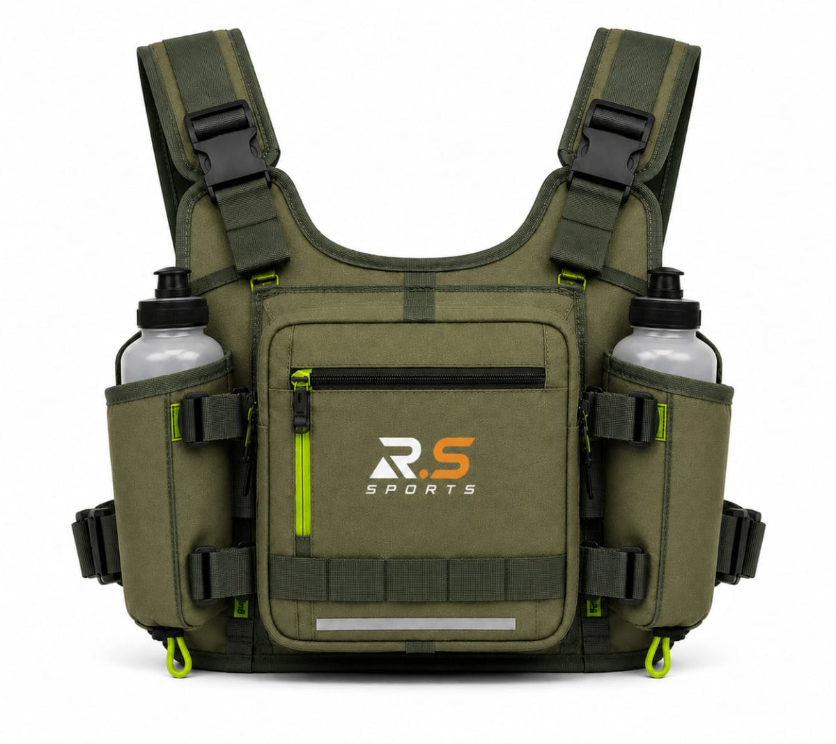 Premium Tactical Hydration Chest Vest for Running & Training