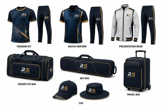 Complete Cricket Sports Collection | Complete Team Kit & Travel Essentials Pack