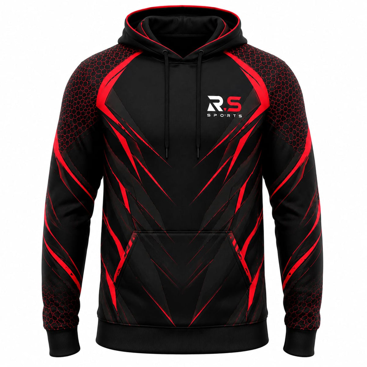 R.S Sports Premium Athletic Hoodie Black, Blue, Pink