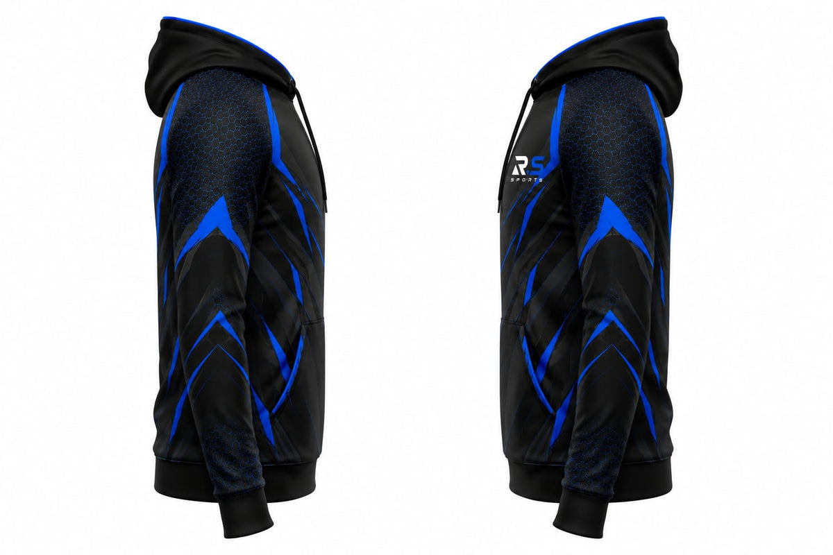 R.S Sports Premium Athletic Hoodie Black, Blue, Pink