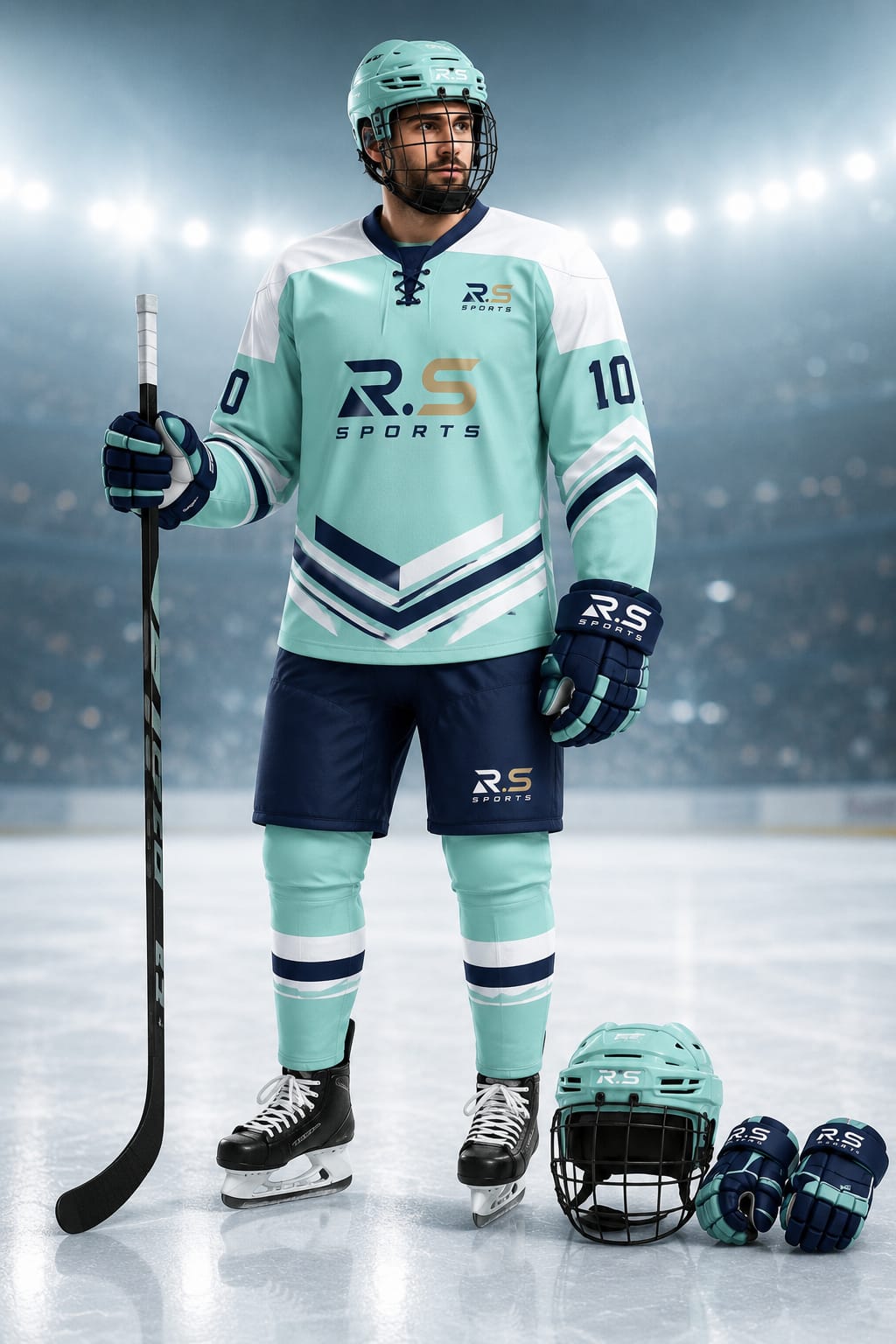 Premium Custom Ice Hockey Uniform Jersey Pro Team Set Kit 24