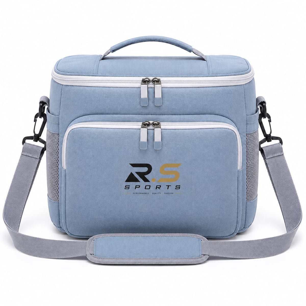 R.S Sports Camera Accessories Bag - Blue & Pink Lens Storage