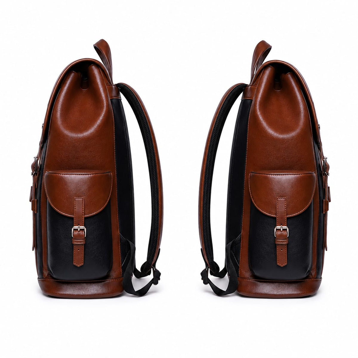 R.S SPORTS Vintage Leather Laptop Backpack – Travel & Everyday Bag