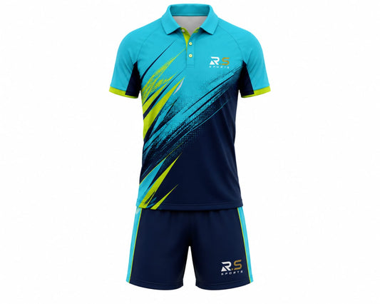 Professional Table Tennis Polo Shirt and Shorts Team Uniform